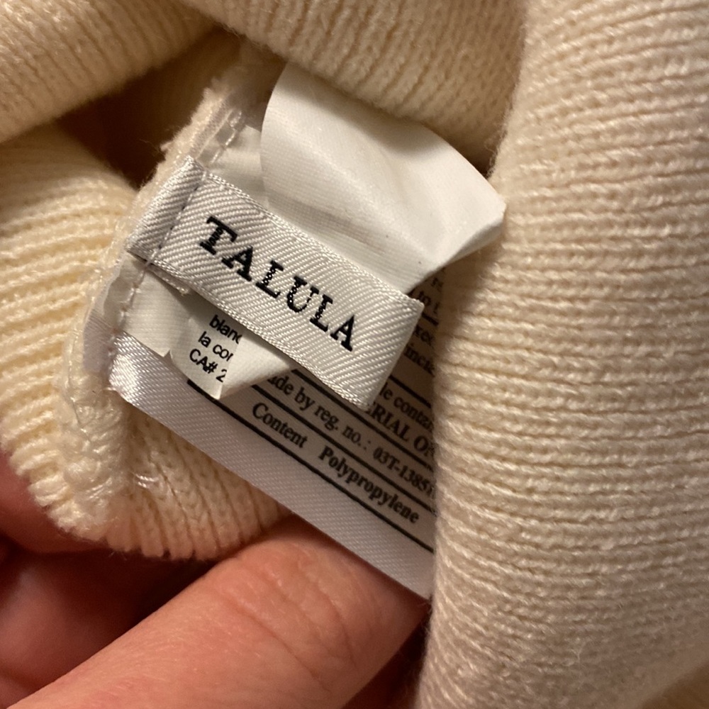 Talula Cream Beanie - Picture 2 of 4
